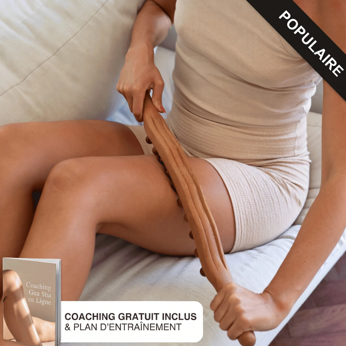 DALYA™ Bâton de Massage Gua Sha en Bois