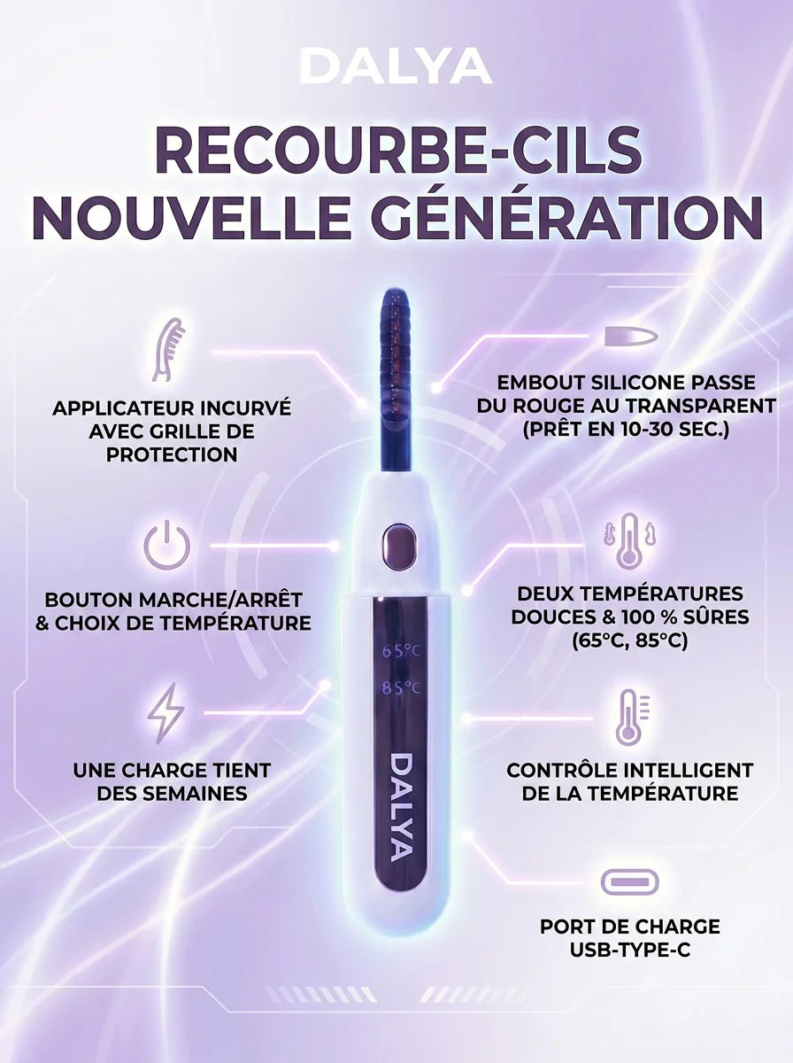 Dalya Curler™ — Recourbe-cils chauffant